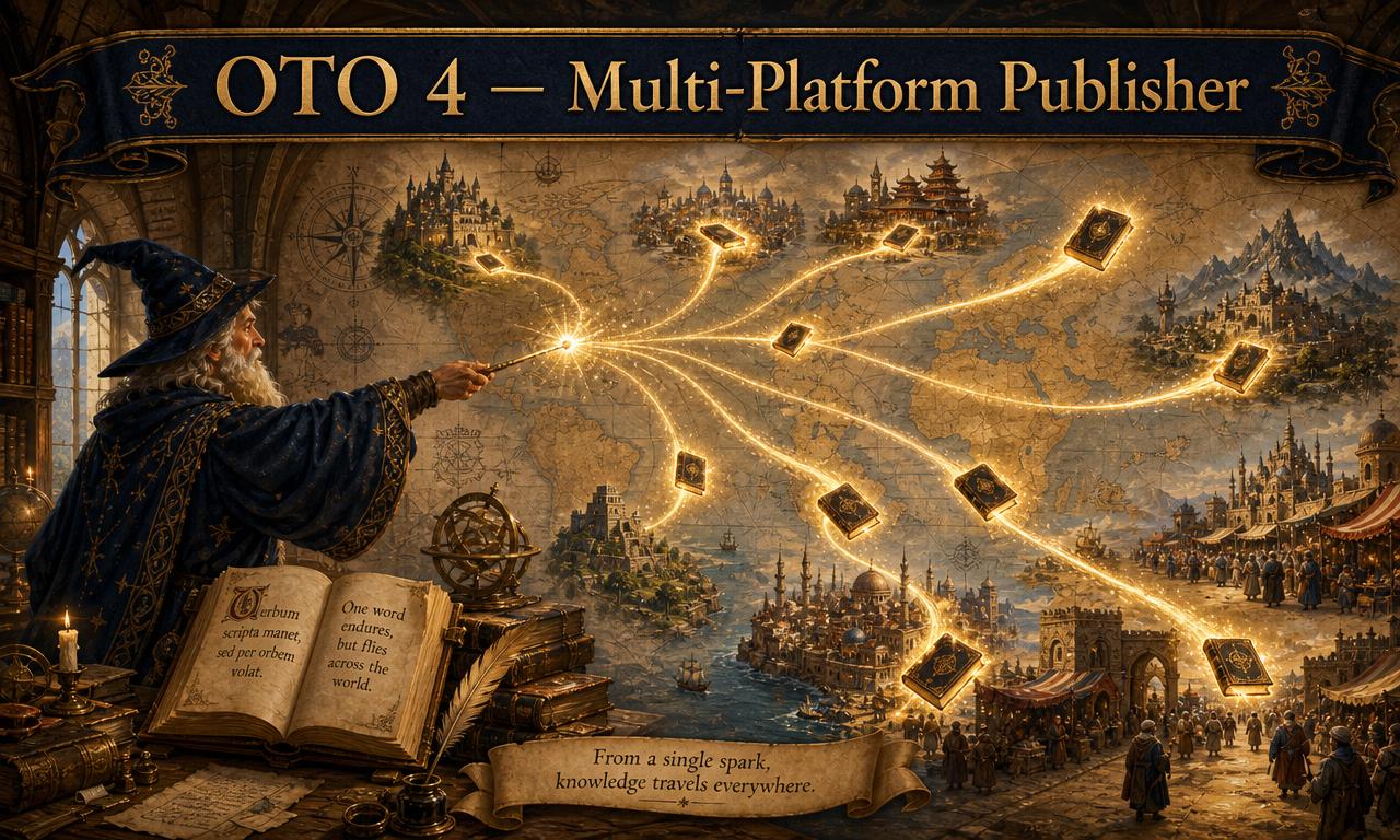 OTO 4 — Holylink AI Multi-Platform Publisher illustration